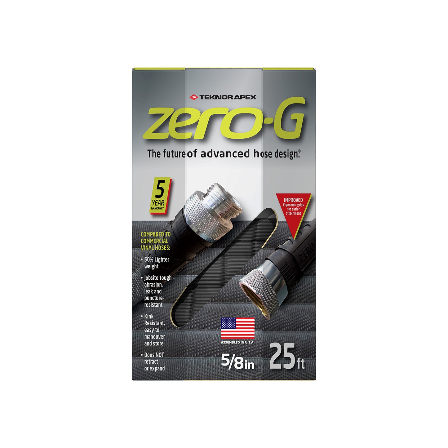 5/8" x 25' zero-G Garden Hose - 4001-25
