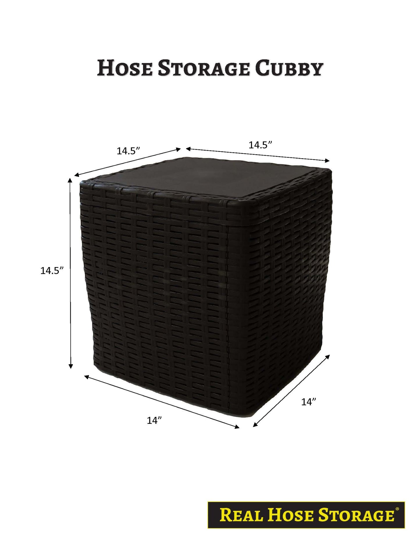 Hose Storage Cubby - 200ft Lightweight Hose Capacity