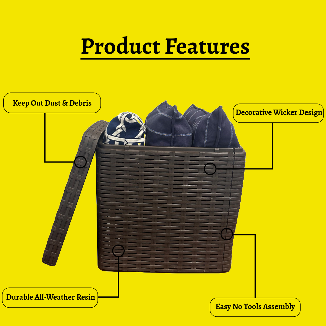 Garden hose storage box