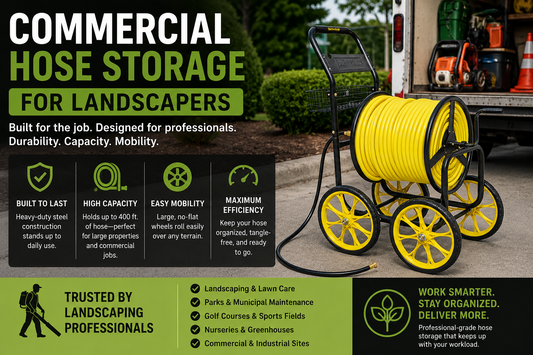 Commercial Hose Storage for Landscapers