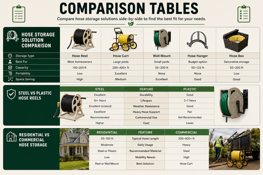 Hose Storage Solution Comparisons