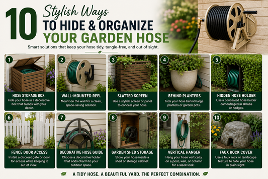 10 Stylish Ways to Hide and Organize Your Garden Hose