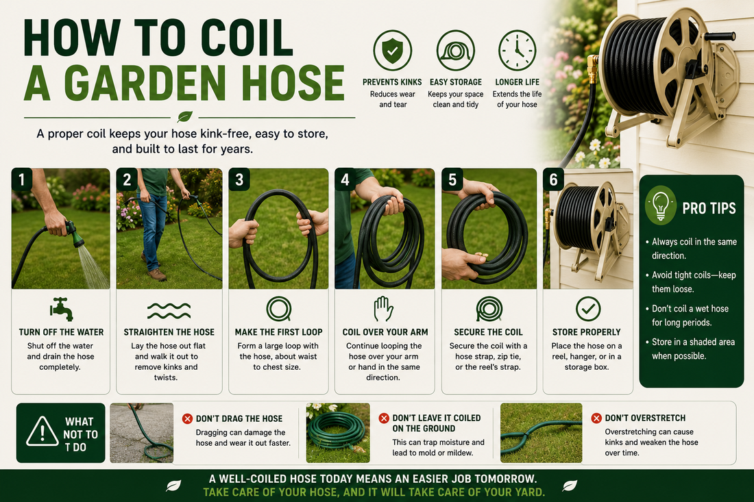 How to Coil a Garden Hose