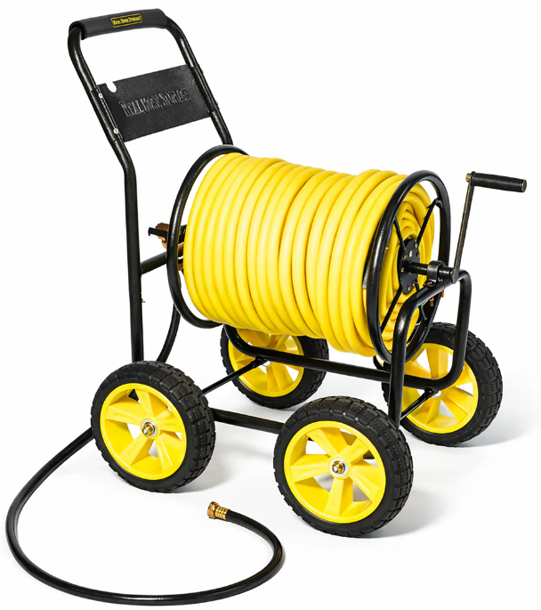 Heavy Duty Hose Wagon 4-Wheel – 250ft Capacity (Replacement Part)
